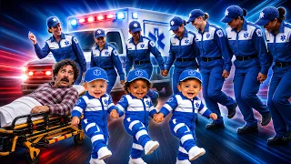 Paramedic مسعف | The Funny Dabke Babies Mission