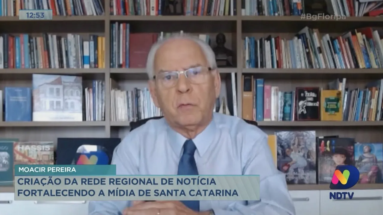 "É uma iniciativa pioneira" destaca Moacir Pereira sobre a criação da Rede Regional de Notícias