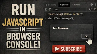 How to Run JavaScript Code in Browser Console Beginner Friendly