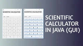 Scientific Calculator in JAVA GUI with button using Eclipse Ide Tech Projects