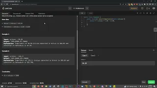 2469 Convert The Temperature - LeetCode Solution in C CSharp Arrays Double Programming Coding