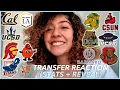 COLLEGE TRANSFER DECISION REACTION STATS REVEAL