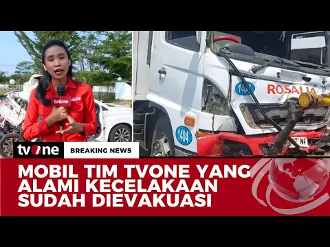 Kecelakaan di Tol Pemalang, Bagian Belakang  Mobil tvOne Hancur dan Ringsek