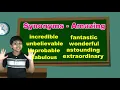 Synonyms for Words Amazing