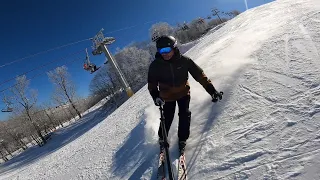 Skiing Beech Mountain Resort 2021 GoPro 9