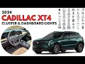 2024 Cadillac XT4 Cluster Display Dashboard Warning Lights User Guide