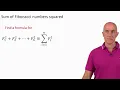 Sum of Fibonacci numbers squared Lecture 10 Fibonacci Numbers and the Golden Ratio