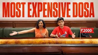 Trying DOSA That Rich Indians Eat