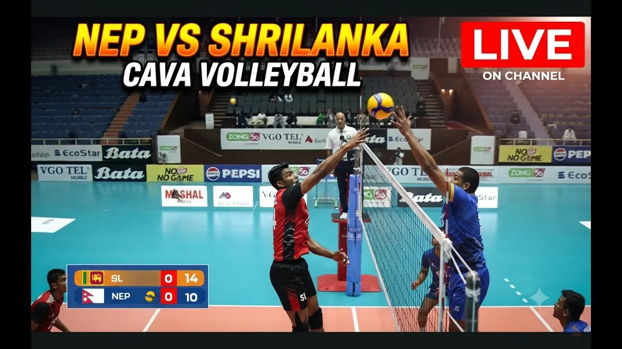 Live: Nepal Vs Shrilanka: Cava Volleyball. Watch Full LIVE ।।