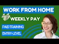 Get Paid Weekly Working From Home Taking Restaurant Orders Paid Training Entry-Level