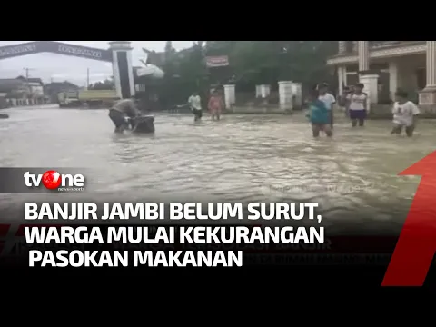 Banjir Landa Jambi, Sejumlah Warga Tertahan di Rumah Masing-Masing