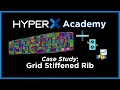 HyperX Software Sizing a Metal Grid-Stiffened Rib