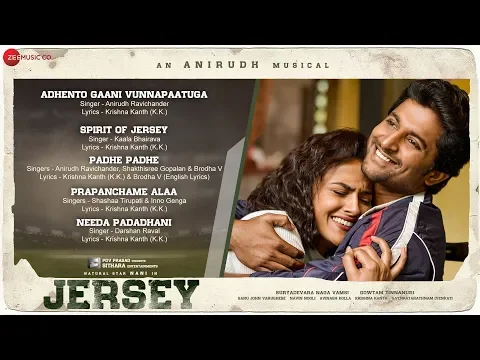 Download MP3 Jersey - Full Movie Audio Jukebox | Nani & Shraddha Srinath | Anirudh Ravichander