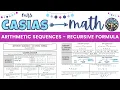 Arithmetic Sequences - Recursive Formula Algebra 1 Lesson