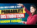 Probability Distribution Random Variable Statistics BBA BCA B COM B TECH DreamMaths
