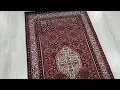 Antique Runner Rugs 3x10 ft 80x300 cm Wool Traditional Red Cream Kitchen Rugs
