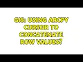 GIS Using ArcPy cursor to concatenate row values 2 Solutions