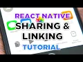 Sharing Linking in React Native