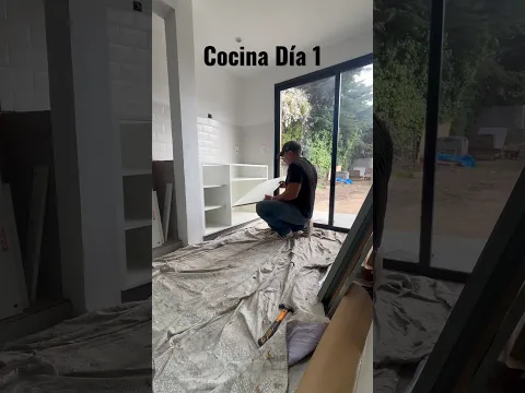 Instalación de cocina parte 1 #carpintería