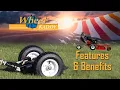 Wheel Kaddy Mower Sulky Features and Benefits 2025 - The Best Walk Behind Mower Sulky