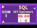 Oracle Session 9 - SET Operators in Oracle Oracle SQL Tutorial for Beginners Union Union All