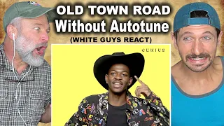 White Guys React - Old Town Road  (Without Autotune) Lil Nas X Genius Interview