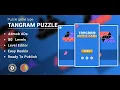 Tangram PuzzleBlock Triangle Puzzle Game Unity Source Code