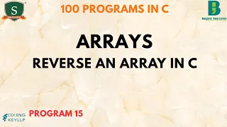 Reverse an Array in C 100 Programs in C Beyond Semicolon