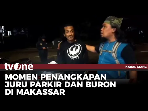 Detik-detik Penangkapan Residivis Penikaman di Makassar