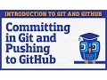 Committing Changes in Git and Pushing to a GitHub Repository