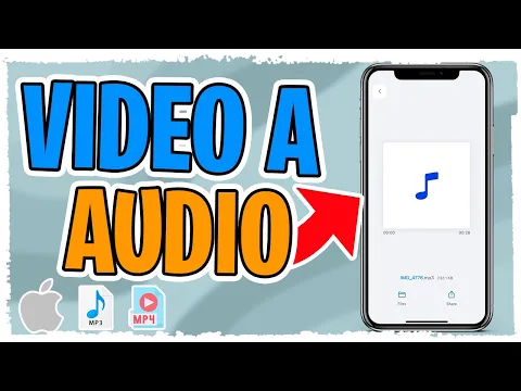Download MP3 Como Convertir un Video en Audio en iPhone ✅