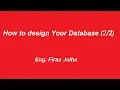 How to design your Database using Oracle SQL Developer Data Modeler