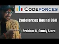 Codeforces Round 860 Problem C - Candy Store Complete exp Code