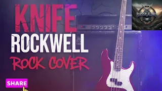 knife rock cover rockwell
