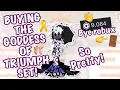 BUYING the Goddess of Triumph set Royale High