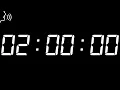 2 Hour Timer - 7 200 Second Countdown