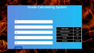 Student Grade Calculator in JavaScript