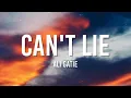 Ali Gatie - Can't Lie (Lyrics)
