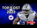 Top 5 Fantasy DST 2023 Fantasy Football Goat