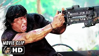 Rambo Leaves No Survivors Scene RAMBO 2008 Sylvester Stallone Movie CLIP HD 