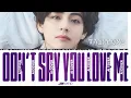 Download Lagu Don't say you love me - jin (ai cover by Taehyung of BTS)