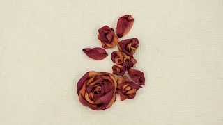how to make ribbon roses ribbon embroidery