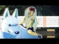Princess Mononoke OST - The Legend of Ashitaka - Guitar tutorial (TAB)