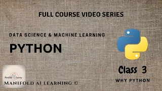 Class 3 - Why Python as a Programming
