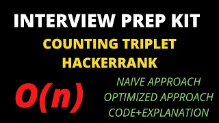 Count Triplets Hackerrank Solution Interview Preparation Kit