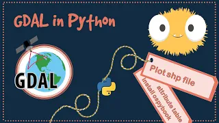 GDAL tutorial plot shapefile and attribute table with GDAL in python