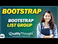 List Group in Bootstrap with Examples - Full Course for Beginners Session