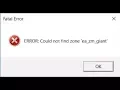 How to fix Could not find zone error in Black Ops 3 for Custom zombies maps PC