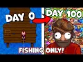 I Played Stardew Valley for 100 Days BUT I ONLY FISHED