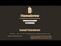 How to Install Homebrew and How To use Unrar from the Terminal